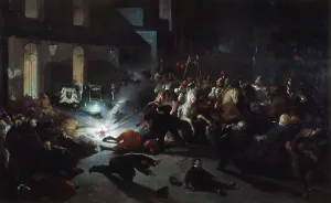 Patriot Prints: Attack by Orsini in front of the facade of the Opera on January 14