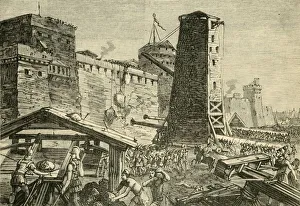 Ptolemy I Soter Collection: The Attack on Rhodes, 1890. Creator: Unknown