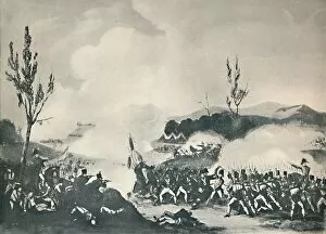 Ralph Nevill Gallery: Attack on the Road to Bayonne, December 13, 1813, c1813 (1909). Artist: Thomas Sutherland