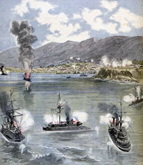 Military Vehicle Gallery: The attack on Valparaiso, the Chilean Revolution, 1891