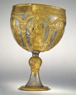 Gilding Prints: The Attarouthi Treasure - Chalice, Byzantine, 500-650. Creator: Unknown