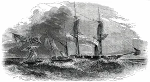 Slaver Prints: Attempt of a Brazilian Slaver to run down H