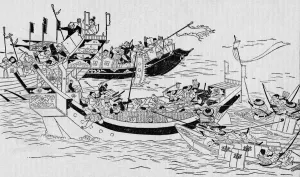 Mongol Prints: The attempted Mongol invasion of Japan, 1281 (1907)
