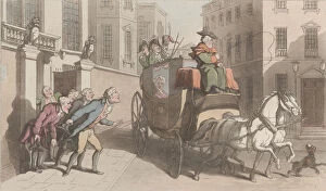 Coachman Gallery: Attendance on a Nobleman, from The Vicar of Wakefield, May 1, 1817