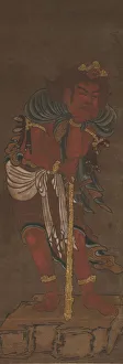 Attendant of Fudo Myoo, 14th century. Creators: Ryushu Shutaku, Unknown