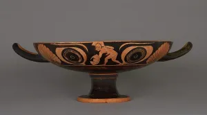 Two Handled Prints: Attic Bilingual Eye Cup, about 510 BC. Creator: Pheidippos