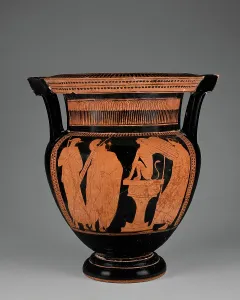 Athenian Prints: Attic Red-Figure Column Krater, about 460 BC. Creator: Painter of London E 489