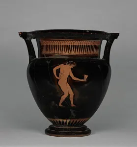 Athenian Prints: Attic Red-Figure Column Krater, about 490 BC. Creator: Myson