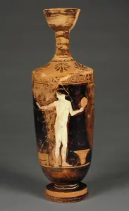 Athenian Prints: Attic Red-Figure Lekythos, about 450 BC. Creator: Phiale Painter