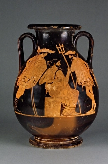 Athenian Prints: Attic Red-Figure Pelike, about 470 BC. Creator: Triptolemos Painter