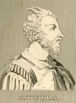 Attila The Hun Collection: Attila, (c406-453), 1830. Creator: Unknown