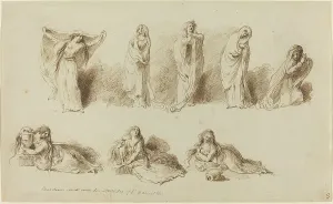 Emma Hamilton Prints: The Attitudes of Lady Hamilton. Creator: Pietro Antonio Novelli