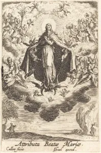 Attributes of the Virgin, in or after 1630. Creator: Jacques Callot