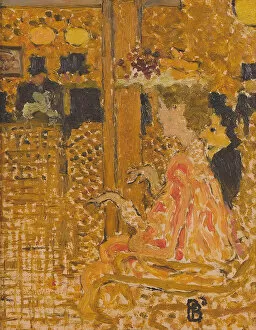 1892 Gallery: Au Bar, 1892. Creator: Bonnard, Pierre (1867-1947)