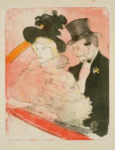 Theatre Play Prints: Au concert, 1896. Creator: Toulouse-Lautrec, Henri, de (1864-1901)