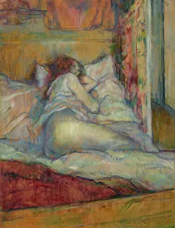 De 1864 1901 Prints: Au lit (In bed), 1898. Creator: Toulouse-Lautrec, Henri, de (1864-1901)