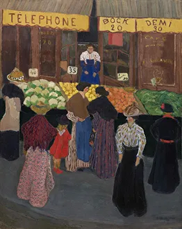 Au Marche (At the market), 1895