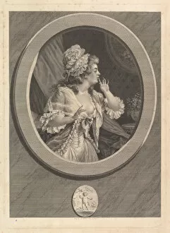 Augustin Of Saint Aubin Gallery: Au Moins Soyez Discret (At Least Be Discreet), 1789. Creator: Augustin de Saint-Aubin