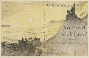 Post Impression Prints: Au pied du Sinai: Couverture, 1898. Creator: Henri de Toulouse-Lautrec (French, 1864-1901)