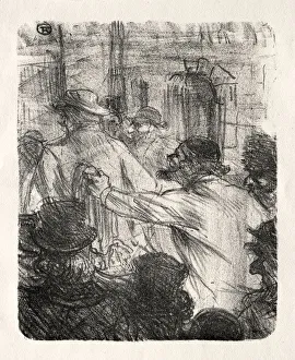 Post Impression Prints: Au pied du Sinai: La Halle aux Draps, Cracovie, 1898. Creator: Henri de Toulouse-Lautrec