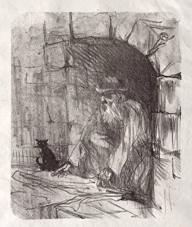 Au pied du Sinai: Une Arriere-boutique a Cracovie, 1898