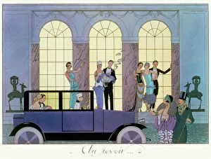 Barbier Gallery: Au Revoir, 1920. Artist: Henri Reidel