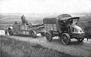 Towing Prints: Au Volant; Tracteurs d'une piece de 240: voiture-affut et voiture-piece