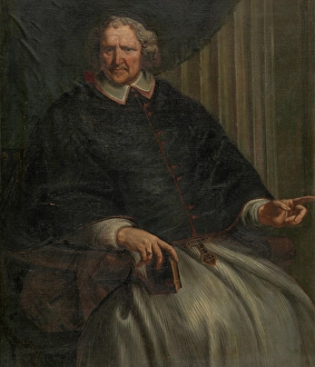 Prayer Book Prints: Aubertus van Eede, Bishop of Antwerp, c1660s. Creator: Jan Erasmus Quellinus