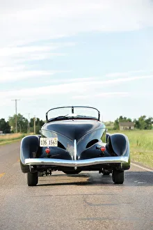 Auburn 852 SC Speedster 1936. Artist: Simon Clay