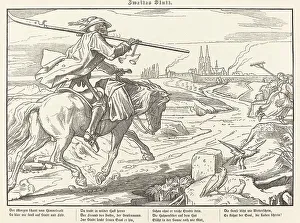 Auch ein Todtentanz II, 1849. Creator: Alfred Rethel