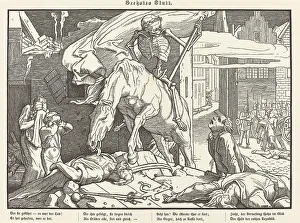 Revolt Prints: Auch ein Todtentanz VI, 1849. Creator: Alfred Rethel
