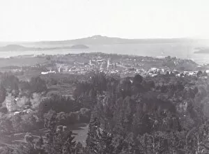 Auckland Gallery: Auckland, from Mount Eden, late 19th-early 20th century. Creator: Unknown