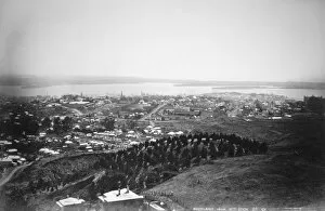 Auckland Gallery: Auckland from Mt Eden, New Zealand, 1899