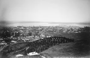 Auckland Gallery: Auckland from Mt Eden, New Zealand, 1899