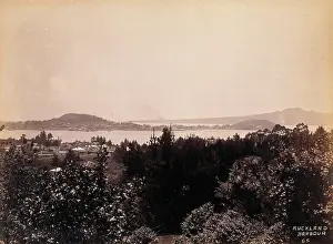 New Zealand Prints: Auckland, New Zealand: part of Auckland harbour, 19th century. Creator: Unknown