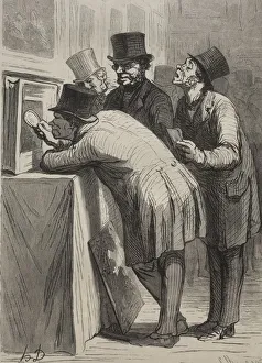 The Auction Room: The Amateur. Creator: Honore Daumier (French, 1808-1879)