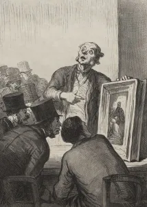 Honoredaumier French Prints: The Auction Room: The Expert. Creator: Honore Daumier (French, 1808-1879)