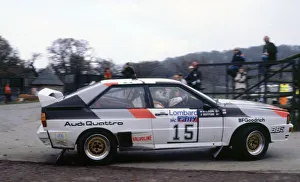 Wilson Prints: Audi Quattro A2, N. Wilson, 1983 RAC Rally. Creator: Unknown