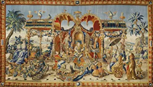 Gold And Silver Threads Prints: The Audience of the Chinese Emperor