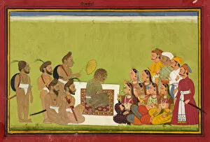 Hairdo Collection: An Audience with Rom Rishi, ca. 1700-1725. Creator: Unknown