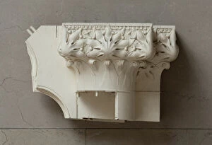 Capital Collection: Auditorium Building: Column Capital and Portion of a Frieze, 1887-89