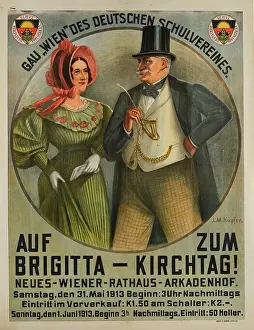 Auf zum Brigitta-Kirchtag - Deutscher Schulverein, 1913. Creator: Kupfer, Johann Michael (1859-1917)