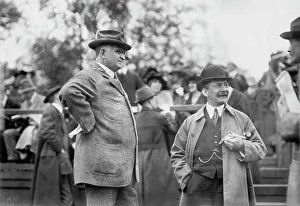 Race Track Prints: Aug. Belmont & Paul Cravath, (1912?). Creator: Bain News Service