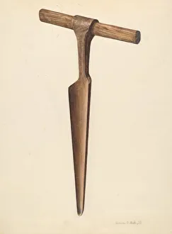 Stroh Prints: Auger, 1938. Creator: Herman O. Stroh