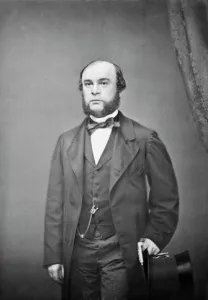 Glass Negatives 1850 1870 Gmgpc Prints: August Belmont Senior, between 1855 and 1865. Creator: Unknown