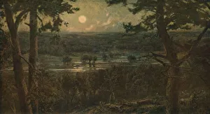 Silent Prints: The August Moon, 1880, (c1930). Creator: Cecil Gordon Lawson