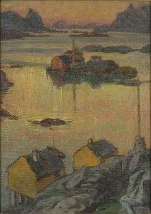 Ocean Prints: An August Night. Study from North Norway, c1900s. Creator: Anna Katarina Boberg