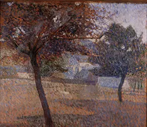 Pont Aven School Prints: August, orchard in Pont-Aven, 1886. Creator: Bernard, Emile (1868-1941)
