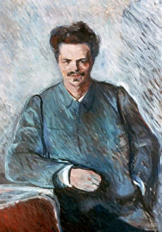 Edvard Munch Gallery: August Strindberg, 1892. Artist: Edvard Munch