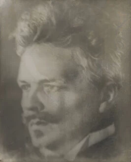 Playwright Collection: August Strindberg, writer (1849-1912), self-portrait, 1906-07. Creator: August Strindberg